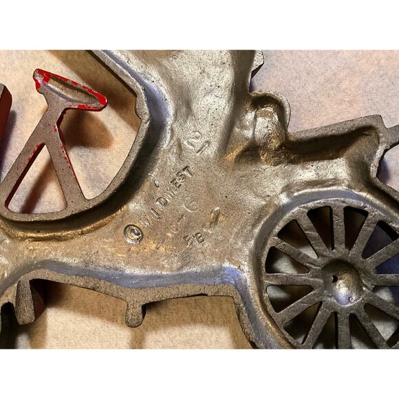 Vintage Midwest Cast Metal Antique Car Auto Plaques Wall Decor Hanging Set of 2 - Picture 7 of 8